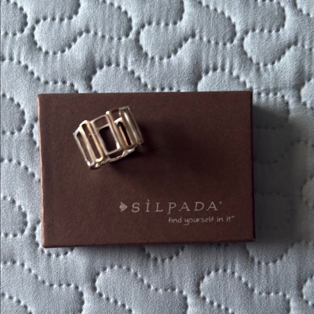 Silpada Geometric Gold Ring